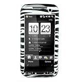 Rubberized Snap-On Cover - HTC (Sprint) Touch Pro 2 - Zebra