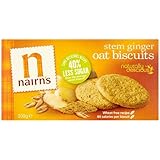 Nairn's Stem Ginger Oat Biscuits, 7.1-Ounce Boxes (Pack of 6)