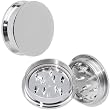32mm Stainless Steel Herb Stash And Grinder Plug Set
