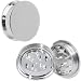32mm Stainless Steel Herb Stash And Grinder Plug Set