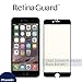RetinaGuard Anti Blue Light Tempered Glass Screen Protector for iPhone 6s Plus, 6 Plus (Black Border), SGS and Intertek Tested, Blocks Excessive Harmful Blue Light, Reduce Eye Fatigue and Eye Strain