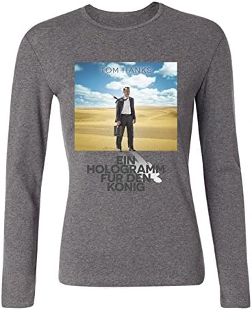 ChaoQT Women's A Hologram for the King 2016 Poster Long Sleeve T-shirts Size L Grey