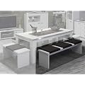 Sitzbank Esstischbank 160x37 wei�