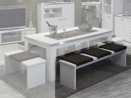 Sitzbank Esstischbank 160x37 wei&Atilde;�