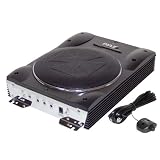 Pyle PLBASS8 8-Inch Super Slim Active Subwoofer
