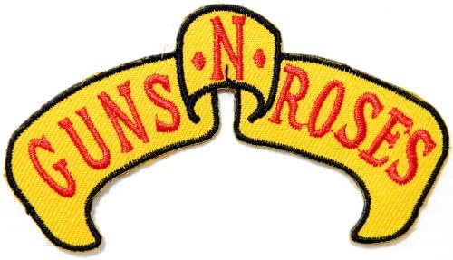GUNS N ROSES Bow Heavy metal Rock Punk Music Band Logo Patch Sew Iron on Embroidered Appliques Badge Sign Costume Gift by PRINYA SHOP