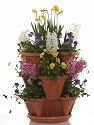 Mini-Garden Stacker- Stackable/Hangable All Season Planter- Indoor/Outdoor Stacking Flower Pot- Great Gardening Gift Idea For A Gardener.