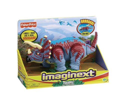 Fisher-Price Imaginext Adventures Raider Trample the Triceratops