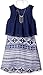 Amy Byer Girls' Big Sleeveless Popover Dress with Full Skirt