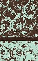 Password Keeper: A Password Journal Organizer (blue & brown floral)
