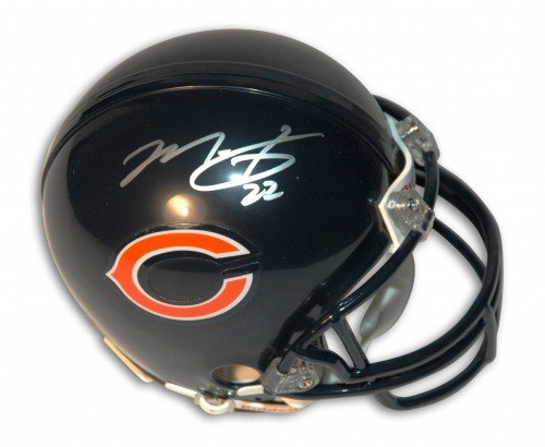 Matt Forte Autographed/Hand Signed Chicago Bears Mini Helmet