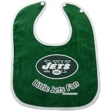 New York Jets 2-Tone Snap Baby Bib