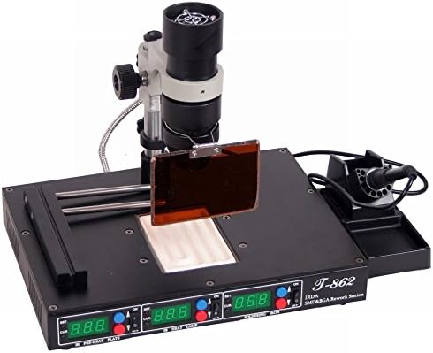 MaxMachineryUS BGA Station Infrared SMT SMD Rework Soldering Welder IRDA T862 PCB Board Repair Tools