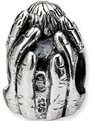 Reflection Beads Silver Baby in Hand Family Bead