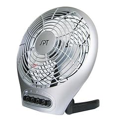 SPT SF-0703 7-Inch Silent Electric Table Fan with Ionizer