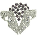 Vintage Bridal Bouquet Birthstones Jewelry Brooch Gifts