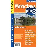 Poland City Map Wroclaw + 8 Other Cities: Brzeg Dolny, Jelcz-Laskowice, Katy Wroclawskie, Oborniki Slaskie, Olesnica, Siechnice, Sroda Slaska, Trzebnica
