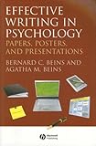 Effective writing in psychology : papers, posters, and presentations