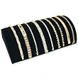 Black Velvet Half Moon Bracelet Showcase Display Stand