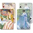 Water's Edge, Giverny, France / Young Lady with Parasol - Bridge Double Deck Playing Cards