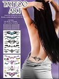 Skin Art Temporary Tattoos Kit - Tribal Lower Back