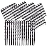 Metal Hair Comb Black Oxide 14 Hole (6)