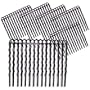 Metal Hair Comb Black Oxide 14 Hole (6)