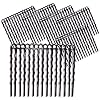 Metal Hair Comb Black Oxide 14 Hole (6)