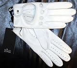 Roeckl Damen Autohandschuhe Leder, weiß, Größe: 6,5