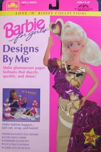 Childrens Toyshop  Toys : Barbie Fashion Designs By Me Love 'N' Kisses Collection (1994 Mattel, Golden Arts & Crafts)