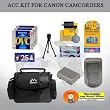 Accessory Kit for the Canon ZR10 ZR20 ZR40 ZR60 ZR80 ZR85 ZR90