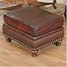 Kitchen & Housewares : Biltmore Button Tufted Leather Ottoman By Coaster Furniture
