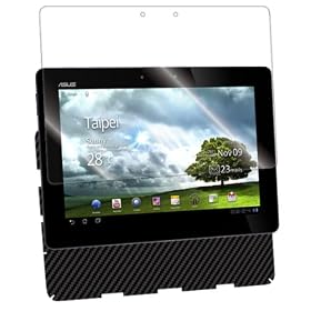 ArmorSuit MilitaryShield - Asus Transformer Prime Black Carbon Fiber Film Protector Shield + Screen Protector with Lifetime Replacements