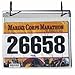 Gone For a Run Designed Bibfolio Race Bib Display Vinyl Protector Sheets | 1 Pack (12 Vinyl Sheets/Pack) - 12 Sheets