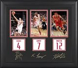 Kevin Martin, Luis Scola, and Kyle Lowry Framed 4x6 Photograph | Details: Houston Rockets , with Facsimile Signatures