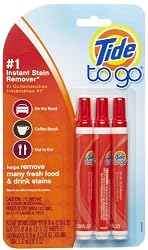 Tide To Go Mini Instant Liquid Stain Remover-3 count