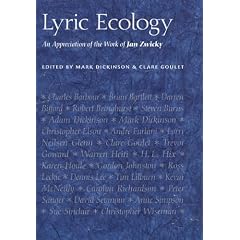 Lyric Ecology: Essays in Honour of Jan Zwicky