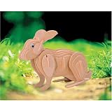 Rabbit 3D Woodcraft Construction Kit