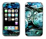 Wet Metal Design Decal Protective Skin Sticker for Apple iPhone