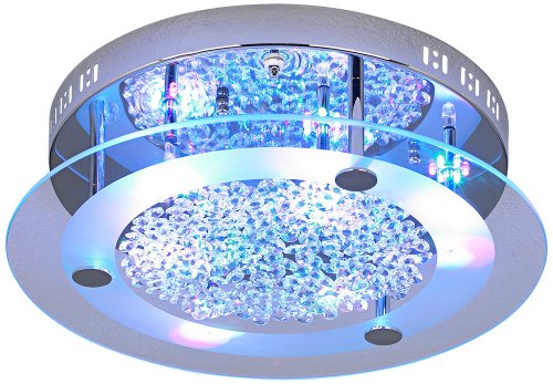 Possini Euro LED Light Show Floating Jewels Ceiling Fixture