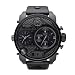Diesel Men's DZ7193 Leather Quartz Watch with Black Dial