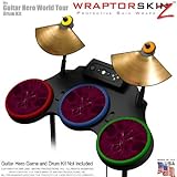 Abstract 01 Pink Skin by WraptorSkinz fits Guitar Hero 4 World Tour Drum Se ....