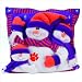 Texas Longhorns A&M 3 Snowman Pillow 18