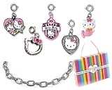 Sanrio Hello Kitty Set of 5 Charms & Silver Link Bracelet Set in Keepsake Jewelry Gift Box! Animal Kitty Set #7 51omXpWcVLL. SL160 Sanrio Hello Kitty Set of 5 Charms & Silver Link Bracelet Set in Keepsake Jewelry Gift Box! Animal Kitty Set #7