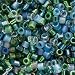 Miyuki Delica Seed Beads Mix 10/0 Lagoon Blue Green 8 Grams