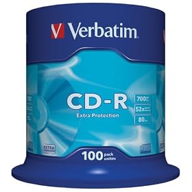 Verbatim 43411 Extra Protection 48/52x 100pk