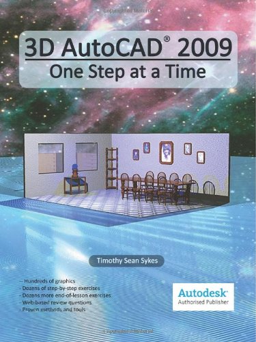 Cover image : 3D AutoCAD 2009: One Step at a Time