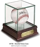 Sporting Goods : Ultra Pro Baseball GLASS CASE Holder - Stores 1 full-sized ball!