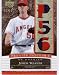 2007 Upper Deck Premier Patches Triple Gold #JW - Jered Weaver - Angels - Serial #d 35/56 - Game Used Jersey Swatch