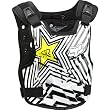 Fox Racing Proframe LC Rockstar Men's Roost Deflector Motocross/Off-Road/Dirt Bike Motorcycle Body Armor - White/Black